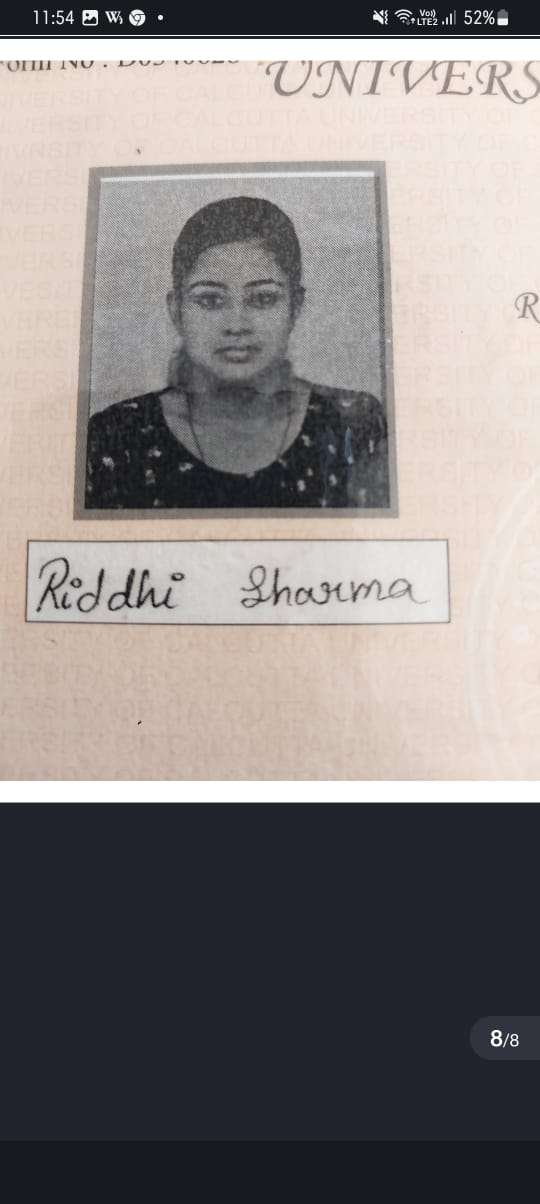 Profile photo of RIDDHI SHARMA