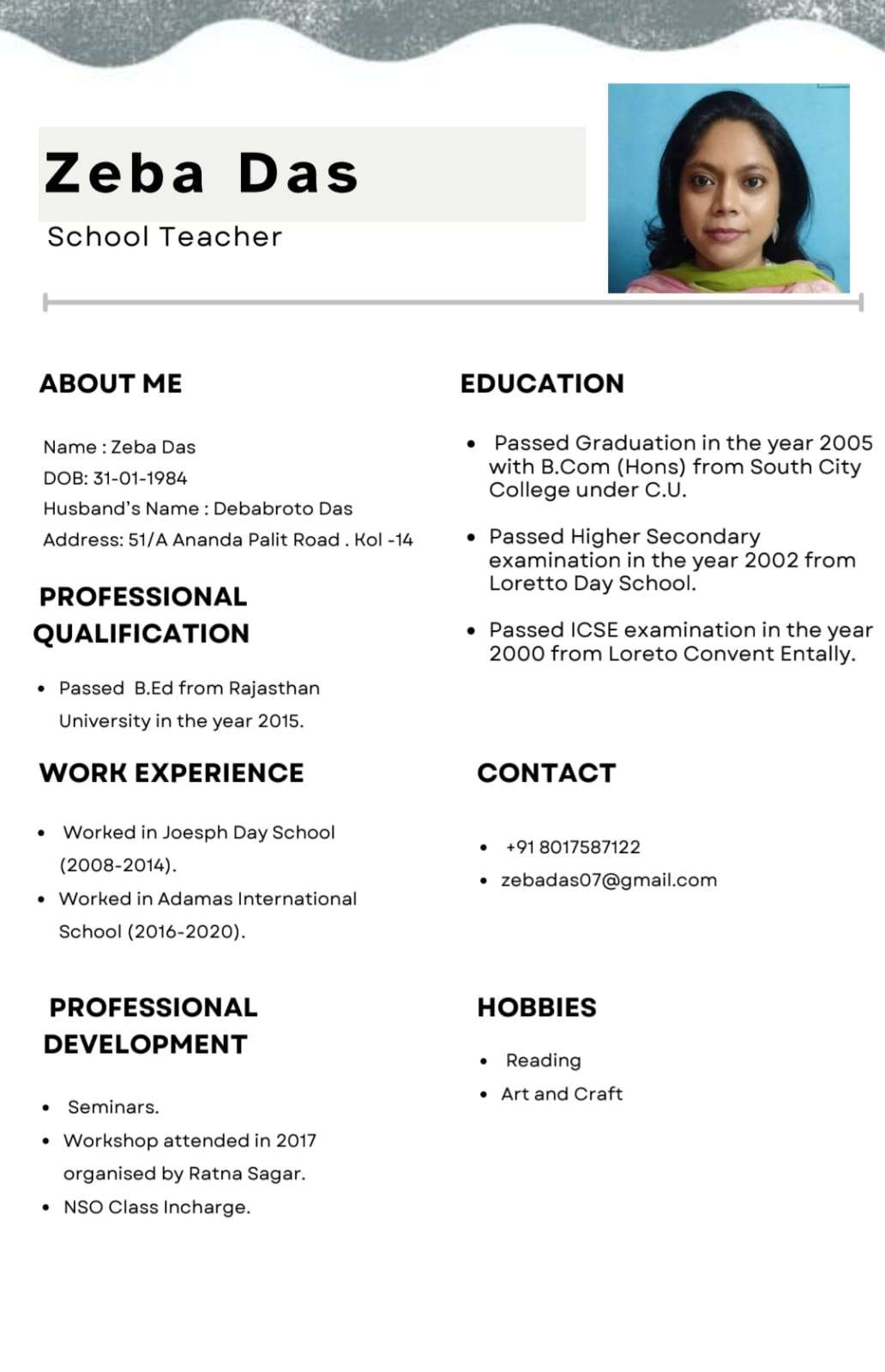 Profile photo of Zeba Das